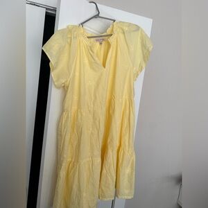 Sunny Yellow Casual Dress for Women